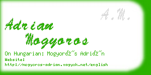 adrian mogyoros business card